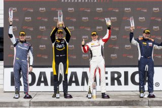 #56 Ferrari 458 Italia GT3 of Andy Pilgrim, SKI Autosports, GT America Powered by AWS, SRO3, SRO America, Road America, Elkhart Lake, WI, August 2022
 | Brian Cleary/SRO