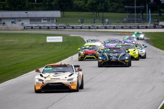 #8  Aston Martin Vantage AMR GT4 of Elias Sabo, Flying Lizard Motorsports, GT America Powered by AWS, GT4, SRO America, Road America, Elkhart Lake, WI, August 2022
 | Regis Lefebure/SRO