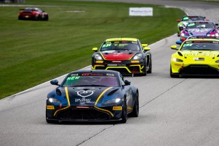 #25 Aston Martin Vantage GT4 of Gray Newell, Heart of Racing Team, GT America Powered by AWS, GT4, SRO America, Road America, Elkhart Lake, WI, August 2022
 | Regis Lefebure/SRO