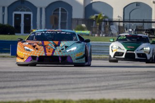 #88 Lamborghini Huracan GT3 of Jason Harward, Zelus Motorsports, GT America Powered by AWS, SRO3, SRO America, Sebring International Raceway, Sebring, FL, September 2021.
 | Brian Cleary/SRO