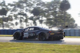 #191 Lamborghini Huracan GT3 of Jeff Burton, Zelus Motorsports, GT America Powered by AWS, SRO3, SRO America, Sebring International Raceway, Sebring, FL, September 2021.
 | Brian Cleary/SRO