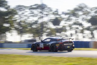 #50 Aston Martin Vantage GT4 of Ross Chouest, Chouest Povoledo Racing, GT America Powered by AWS, GT4, SRO America, Sebring International Raceway, Sebring, FL, September 2021.
 | Brian Cleary/SRO