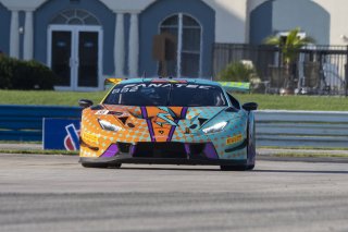 #88 Lamborghini Huracan GT3 of Jason Harward, Zelus Motorsports, GT America Powered by AWS, SRO3, SRO America, Sebring International Raceway, Sebring, FL, September 2021.
 | Brian Cleary/SRO