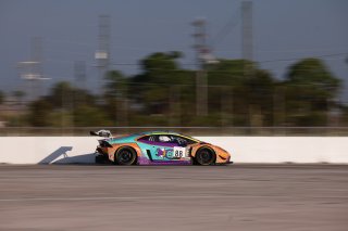 #88 Lamborghini Huracan GT3 of Jason Harward, Zelus Motorsports, GT America Powered by AWS, SRO3, SRO America, Sebring Int&rsquo;l Raceway, Sebring Florida, September 2022
 | Regis Lefebure/SRO