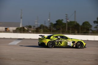 #55 Aston Martin Vantage GT4 of Moisey Uretsky, Accelerating Performance, GT America Powered by AWS, GT4, SRO America, Sebring Int&rsquo;l Raceway, Sebring Florida, September 2022
 | Regis Lefebure/SRO