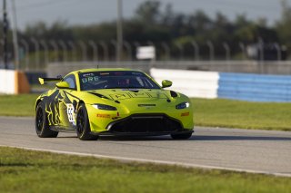 #55 Aston Martin Vantage GT4 of Moisey Uretsky, Accelerating Performance, GT America Powered by AWS, GT4, SRO America, Sebring International Raceway, Sebring, FL, September 2021.
 | Fabian Lagunas/SRO             