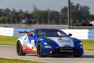#15 Aston Martin Vantage AMR GT4 of Bryan Putt, BSport Racing, GT America Powered by AWS, GT4, SRO America, Sebring International Raceway, Sebring, FL, September 2021.
 | Fabian Lagunas/SRO             