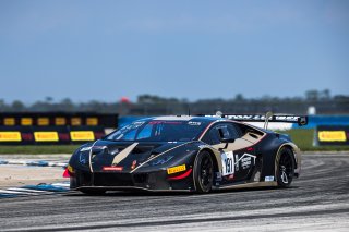 #191 Lamborghini Huracan GT3 of Jeff Burton, Zelus Motorsports, GT America Powered by AWS, SRO3, SRO America, Sebring International Raceway, Sebring, FL, September 2022.
 | Fabian Lagunas/SRO             