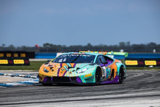 #88 Lamborghini Huracan GT3 of Jason Harward, Zelus Motorsports, GT America Powered by AWS, SRO3, SRO America, Sebring International Raceway, Sebring, FL, September 2022.
 | Fabian Lagunas/SRO             