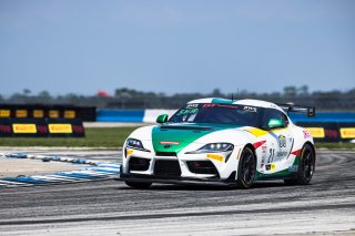#21 Toyota GR Supra GT4 of Nick Shanny, Accelerating Performance, GT America Powered by AWS, GT4, SRO America, Sebring International Raceway, Sebring, FL, September 2022.
 | Fabian Lagunas/SRO             