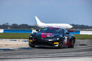 #50 Aston Martin Vantage GT4 of Ross Chouest, Chouest Povoledo Racing, GT America Powered by AWS, GT4, SRO America, Sebring International Raceway, Sebring, FL, September 2022.
 | Fabian Lagunas/SRO             
