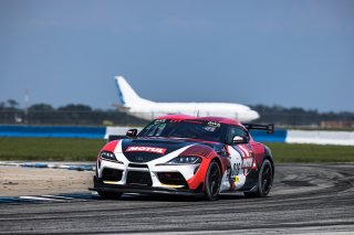 #016 Toyota GR Supra GT4 of Seth Lucas, Hattori Motorsports, GT America Powered by AWS, GT4, SRO America, Sebring International Raceway, Sebring, FL, September 2022.
 | Fabian Lagunas/SRO             