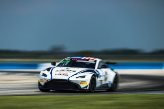 #2  Aston Martin Vantage AMR GT4 of  Jason Bell, GMG Racing, GT America Powered by AWS, GT4, SRO America, Sebring International Raceway, Sebring, FL, September 2022.
 | Fabian Lagunas/SRO             