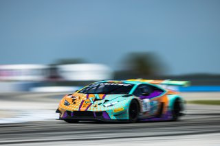 #88 Lamborghini Huracan GT3 of Jason Harward, Zelus Motorsports, GT America Powered by AWS, SRO3, SRO America, Sebring International Raceway, Sebring, FL, September 2022.
 | Fabian Lagunas/SRO             