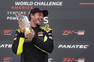 #55 Aston Martin Vantage GT4 of Moisey Uretsky, Accelerating Performance, GT America Powered by AWS, GT4, SRO America, Sebring International Raceway, Sebring, FL, September 2022.
 | Brian Cleary/SRO  