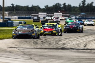 #55 Aston Martin Vantage GT4 of Moisey Uretsky, Accelerating Performance, GT America Powered by AWS, GT4, SRO America, Sebring International Raceway, Sebring, FL, September 2022.
 | Fabian Lagunas/SRO             