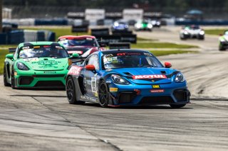 #99 Porsche 718 Cayman GT4 RS Clubsport of Robb Holland, Rotek Racing, GT America Powered by AWS, GT4, SRO America, Sebring International Raceway, Sebring, FL, September 2022.
 | Fabian Lagunas/SRO             