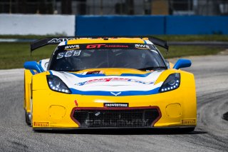 #70 Callaway Corvette C7 GT3 of Mirco Shultis, Mishumotors, GT America Powered by AWS, SRO3, SRO America, Sebring International Raceway, Sebring, FL, September 2022.
 | Fabian Lagunas/SRO             