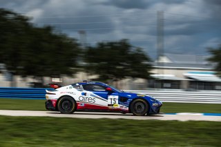 #15 Aston Martin Vantage AMR GT4 of Bryan Putt, BSport Racing, GT America Powered by AWS, GT4, SRO America, Sebring International Raceway, Sebring, FL, September 2022.
 | SRO Motorsports Group