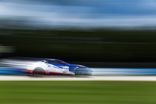 #15 Aston Martin Vantage AMR GT4 of Bryan Putt, BSport Racing, GT America Powered by AWS, GT4, SRO America, Sebring International Raceway, Sebring, FL, September 2022.
 | SRO Motorsports Group