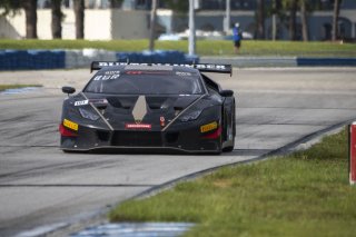 #191 Lamborghini Huracan GT3 of Jeff Burton, Zelus Motorsports, GT America Powered by AWS, SRO3, SRO America, Sebring International Raceway, Sebring, FL, September 2022.
 | Brian Cleary/SRO  