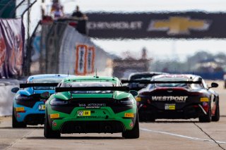 #427 Porsche 718 Cayman GT4 CLUBSPORT MR of Anthony Bartone, Regal Motorsports LLC/Bartone Bros, GT America Powered by AWS, GT4, SRO America, Sebring Int’l Raceway, Sebring Florida, September 2022
 | Regis Lefebure/SRO