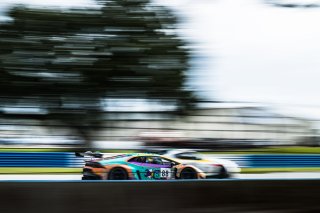 #88 Lamborghini Huracan GT3 of Jason Harward, Zelus Motorsports, GT America Powered by AWS, SRO3, SRO America, Sebring International Raceway, Sebring, FL, September 2022.
 | Fabian Lagunas/SRO             