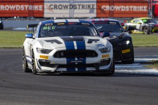 #124 Ford Mustang GT4 of Chris Alliegro, ARG/Rotek Racing, GT America Powered by AWS, GT4, SRO America, Indianapolis Motor Speedway, Indianapolis, Indiana, Oct 2022.
 | Brian Cleary/SRO