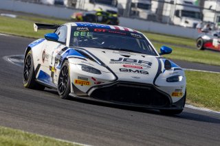 #2  Aston Martin Vantage AMR GT4 of  Jason Bell, GMG Racing, GT America Powered by AWS, GT4, SRO America, Indianapolis Motor Speedway, Indianapolis, Indiana, Oct 2022.
 | Brian Cleary/SRO