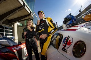 #58 Audi R8 LMS GT2 of CJ Moses, GMG Racing, GT America Powered by AWS, GT2, SRO America, Indianapolis Motor Speedway, Indianapolis, Indiana, Oct 2022.
 | Brian Cleary/SRO  