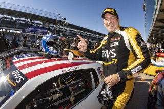 #58 Audi R8 LMS GT2 of CJ Moses, GMG Racing, GT America Powered by AWS, GT2, SRO America, Indianapolis Motor Speedway, Indianapolis, Indiana, Oct 2022.
 | Brian Cleary/SRO  