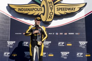 #58 Audi R8 LMS GT2 of CJ Moses, GMG Racing, GT America Powered by AWS, GT2, SRO America, Indianapolis Motor Speedway, Indianapolis, Indiana, Oct 2022.
 | Brian Cleary/SRO