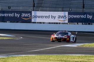 #58 Audi R8 LMS GT2 of CJ Moses, GMG Racing, GT America Powered by AWS, GT2, SRO America, Indianapolis Motor Speedway, Indianapolis, Indiana, Oct 2022.
 | Brian Cleary/SRO