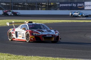 #58 Audi R8 LMS GT2 of CJ Moses, GMG Racing, GT America Powered by AWS, GT2, SRO America, Indianapolis Motor Speedway, Indianapolis, Indiana, Oct 2022.
 | Brian Cleary/SRO