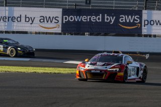 #58 Audi R8 LMS GT2 of CJ Moses, GMG Racing, GT America Powered by AWS, GT2, SRO America, Indianapolis Motor Speedway, Indianapolis, Indiana, Oct 2022.
 | Brian Cleary/SRO