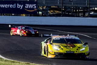 #88 Lamborghini Huracan GT3 of Jason Harward, Zelus Motorsports, GT America Powered by AWS, SRO3, SRO America, Indianapolis Motor Speedway, Indianapolis, Indiana, Oct 2022.
 | Brian Cleary/SRO