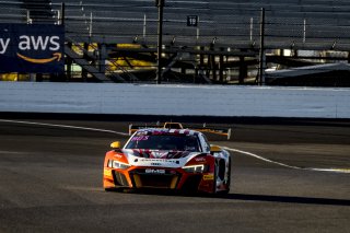 #58 Audi R8 LMS GT2 of CJ Moses, GMG Racing, GT America Powered by AWS, GT2, SRO America, Indianapolis Motor Speedway, Indianapolis, Indiana, Oct 2022.
 | Brian Cleary/SRO