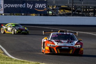 #58 Audi R8 LMS GT2 of CJ Moses, GMG Racing, GT America Powered by AWS, GT2, SRO America, Indianapolis Motor Speedway, Indianapolis, Indiana, Oct 2022.
 | Brian Cleary/SRO