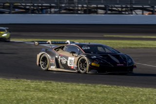 #191 Lamborghini Huracan GT3 of Jeff Burton, TR3 Racing, GT America Powered by AWS, SRO3, SRO America, Indianapolis Motor Speedway, Indianapolis, Indiana, Oct 2022.
 | Brian Cleary/SRO