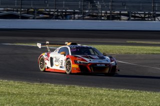 #58 Audi R8 LMS GT2 of CJ Moses, GMG Racing, GT America Powered by AWS, GT2, SRO America, Indianapolis Motor Speedway, Indianapolis, Indiana, Oct 2022.
 | Brian Cleary/SRO