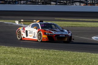 #58 Audi R8 LMS GT2 of CJ Moses, GMG Racing, GT America Powered by AWS, GT2, SRO America, Indianapolis Motor Speedway, Indianapolis, Indiana, Oct 2022.
 | Brian Cleary/SRO