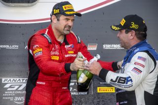 #50 Aston Martin Vantage GT4 of Ross Chouest, Chouest Povoledo Racing, GT America Powered by AWS, GT4, SRO America, Indianapolis Motor Speedway, Indianapolis, Indiana, Oct 2022.
 | Brian Cleary/SRO