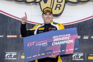 #58 Audi R8 LMS GT2 of CJ Moses, GMG Racing, GT America Powered by AWS, GT2, SRO America, Indianapolis Motor Speedway, Indianapolis, Indiana, Oct 2022.
 | Brian Cleary/SRO