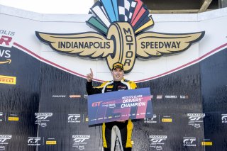 #58 Audi R8 LMS GT2 of CJ Moses, GMG Racing, GT America Powered by AWS, GT2, SRO America, Indianapolis Motor Speedway, Indianapolis, Indiana, Oct 2022.
 | Brian Cleary/SRO