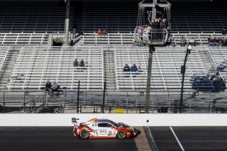 #58 Audi R8 LMS GT2 of CJ Moses, GMG Racing, GT America Powered by AWS, GT2, SRO America, Indianapolis Motor Speedway, Indianapolis, Indiana, Oct 2022.
 | Brian Cleary/SRO