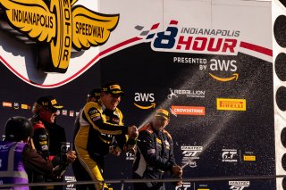 #58 Audi R8 LMS GT2 of CJ Moses, GMG Racing, GT America Powered by AWS, GT2, SRO America, Indianapolis Motor Speedway, Indianapolis, Indiana, Oct 2022.
 | Regis Lefebure/SRO