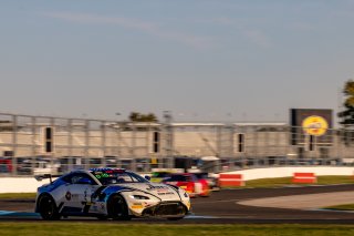 #2  Aston Martin Vantage AMR GT4 of  Jason Bell, GMG Racing, GT America Powered by AWS, GT4, SRO America, Indianapolis Motor Speedway, Indianapolis, Indiana, Oct 2022.
 | Regis Lefebure/SRO    