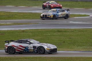 #77 Aston Martin Vantage AMR GT4 of Paul Keebler, TR3 Racing, GT America Powered by AWS, GT4, SRO America, NOLA Motorsports Park, New Orleans, LA, April 2023.
 | Brian Cleary/SRO