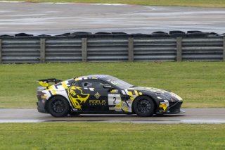 #2 Aston Martin Vantage AMR GT4 of Jason Bell, Flying Lizard Motorsports, GT America Powered by AWS, GT4, SRO America, NOLA Motorsports Park, New Orleans, LA, April 2023.
 | Brian Cleary/SRO