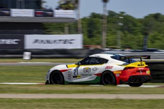 #21 Toyota Gazoo Racing GR Supra GT4 of Nicholas Shanny, Carrus Callas Raceteam, GT America Powered by AWS, GT4, SRO America, NOLA Motorsports Park, New Orleans, LA, April 2023.
 | Brian Cleary/SRO